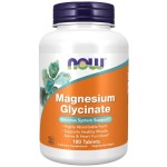 NOW Magnesium Glycinate | Highly Absorbable Magnesium Bisglycinate 180 таблетки на супер цена