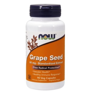 NOW Grape Seed Antioxidant 60 мг / 90 капсули