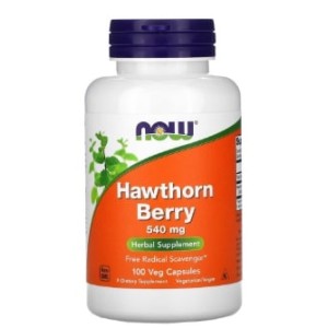 NOW Hawthorn Berry 540 мг / 100 капсули