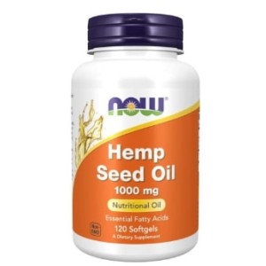 NOW Hemp Seed Oil 1000 мг / 120 гел капсули