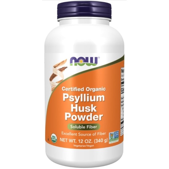 NOW Psyllium Husk Powder / Organic 340 гр на супер цена