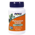 NOW Potassium Iodide 30 мг / 60 таблетки на супер цена