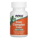 NOW Iron Complex 100 капсули на супер цена