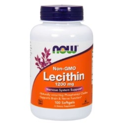NOW Lecithin / Soy 1200 мг / 100 гел капсули NOW Lecithin / Soy 1200 мг / 100 гел капсули