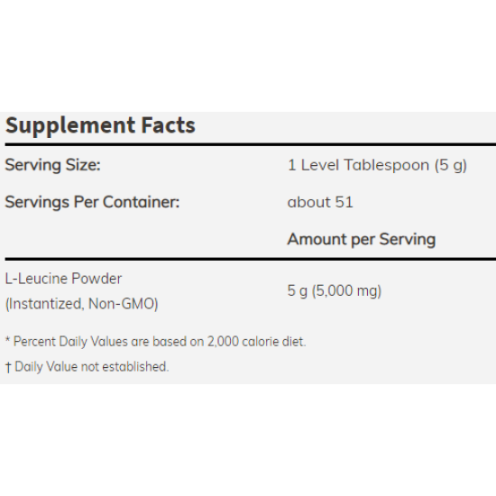 NOW L-Leucine Powder 255 гр на изгодни цени NOW L-Leucine Powder 255 гр на супер цена