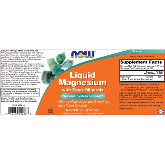 NOW Liquid Magnesium 237 мл на супер цена