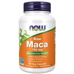 NOW Raw MACA 6:1 Concentrate 750 мг / 90 капсули