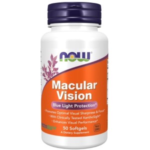 NOW Macular Vision | Blue Light Protection 50 гел капсули