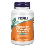 NOW Magnesium & Potassium Aspartate 120 кпсули на изгодни цени NOW Magnesium & Potassium Aspartate 120 кпсули на супер цена