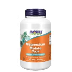 NOW Magnesium Malate 840 мг / 180 капсули