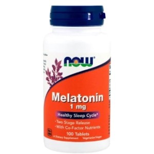 NOW Melatonin 1 мг / 100 таблетки NOW Melatonin 1 мг / 100 таблетки