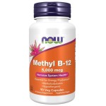 NOW Methyl B-12 5000 мкг / 90 капсули на супер цена