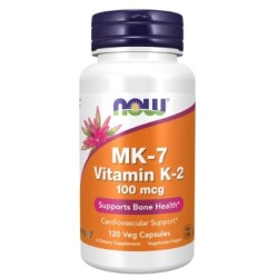 NOW MK-7 Vitamin K-2 100 мкг / 120 капсули