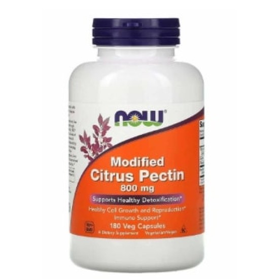 NOW Modified Citrus Pectin 800 мг | PectaSol-C® 180 капсули на супер цена