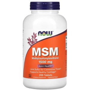 NOW MSM 1500 мг / 200 таблетки NOW MSM 1500 мг / 200 таблетки