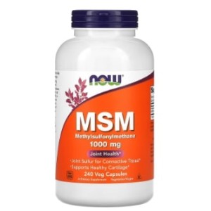 NOW MSM 1000 мг / 240 капсули