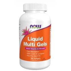 NOW Liquid Multi Gels 180 гел капсули