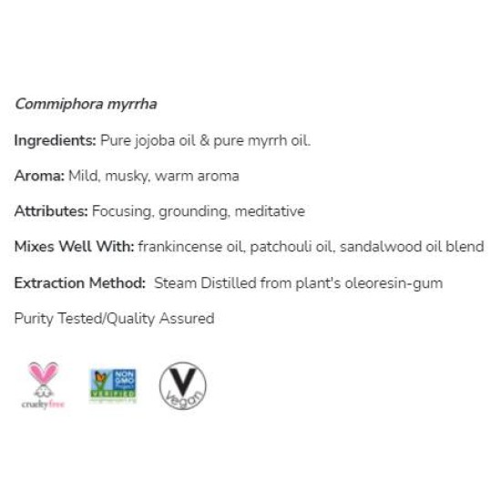 NOW Myrrh Oil Blend | Commiphora Myrrha 30 мл на супер цена