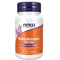 NOW Nattokinase 100 мг / 60 капсули