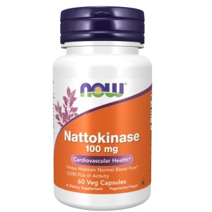 NOW Nattokinase 100 мг / 60 капсули
