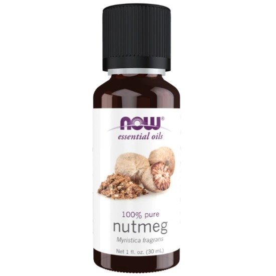 NOW Nutmeg Oil | 100% Pure Myristica Fragrans 30 мл на изгодни цени NOW Nutmeg Oil | 100% Pure Myristica Fragrans 30 мл на супер цена
