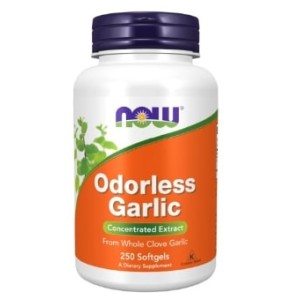 NOW Odorless Garlic 250 гел капсули
