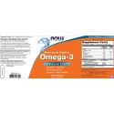 NOW Omega 3 Fish Oil 1000 мг / 200 гел капсули на супер цена
