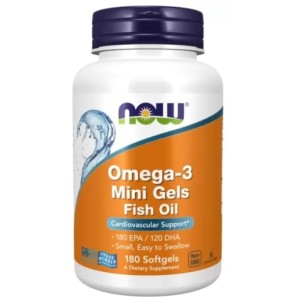 NOW Omega-3 Mini Gels 180 гел капсули NOW Omega-3 Mini Gels 180 гел капсули