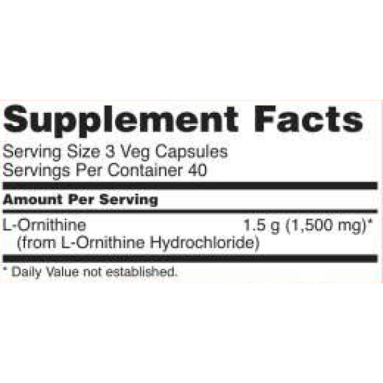 NOW L-Ornithine 500 мг / 120 капсули на изгодни цени NOW L-Ornithine 500 мг / 120 капсули на супер цена