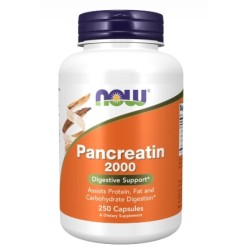NOW Pancreatin 2000 / 250 капсули