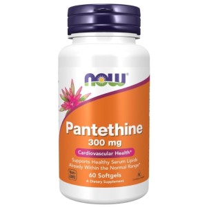 NOW Pantethine 300 мг / 60 гел капсули