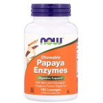 NOW Papaya Enzymes 180 Дъвчащи таблетки на супер цена