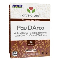 NOW Pau D'Arco Tea 24 Пакета