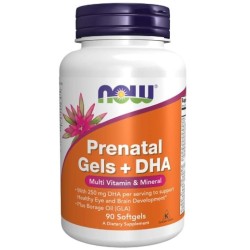 NOW Prenatal + DHA 90 гел капсули