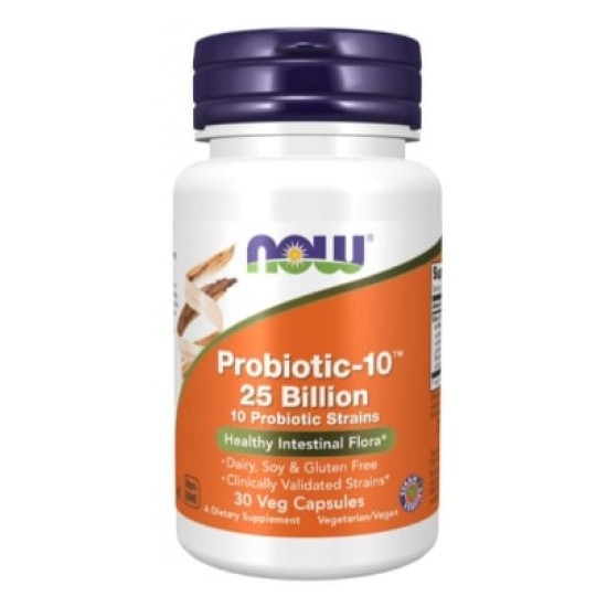 NOW Probiotic-10 25 Billion 30 капсули на супер цена