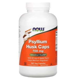 NOW Psyllium Husk 700 мг | with Apple Pectin 360 капсули NOW Psyllium Husk 700 мг | with Apple Pectin 360 капсули