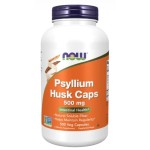 NOW Psyllium Husk Caps 500 мг / 500 капсули на супер цена