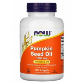NOW Pumpkin Seed Oil 1000 мг / 100 гел капсули