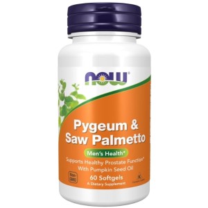 NOW Pygeum & Saw Palmetto / Healthy Prostate 60 гел капсули NOW Pygeum & Saw Palmetto / Healthy Prostate 60 гел капсули