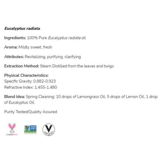 NOW Eucalyptus Radiata Oil | 100% Pure Eucalyptus Radiata 30 мл на супер цена