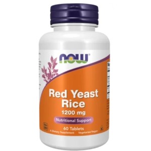 NOW Red Yeast Rice 1200 мг | Concentrated 10:1 Extract 60 таблетки NOW Red Yeast Rice 1200 мг | Concentrated 10:1 Extract 60 таблетки