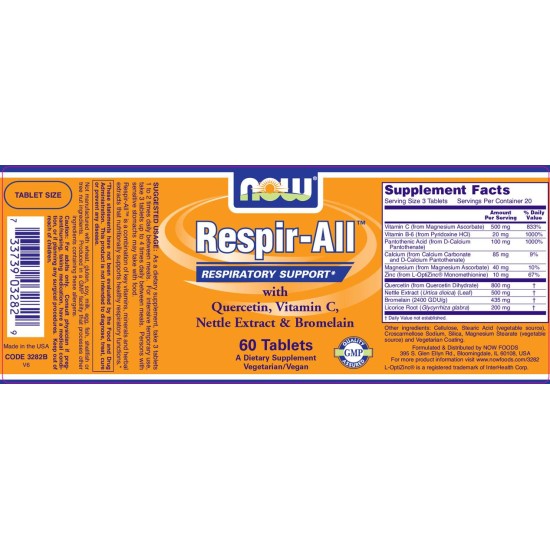 NOW Respir-All 60 таблетки на изгодни цени NOW Respir-All 60 таблетки на супер цена