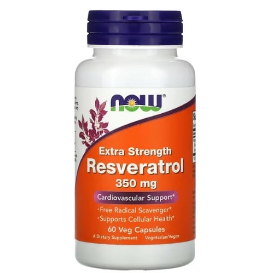 NOW Resveratrol 350 мг | Extra Strength 60 капсули на изгодни цени NOW Resveratrol 350 мг | Extra Strength 60 капсули на супер цена