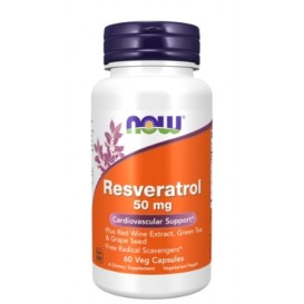 NOW Natural Resveratrol 50 мг / 60 капсули