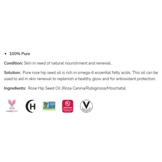 NOW Rose Hip Seed Oil | 100% Pure 30 мл на изгодни цени NOW Rose Hip Seed Oil | 100% Pure 30 мл на супер цена