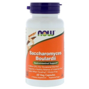 NOW Saccharomyces Boulardii 60 капсули
