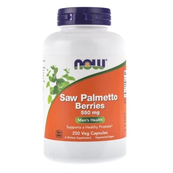 NOW Saw Palmetto Berries 550 мг / 250 капсули на изгодни цени NOW Saw Palmetto Berries 550 мг / 250 капсули на супер цена