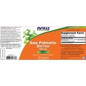 NOW Saw Palmetto 550 мг / 100 капсули на супер цена