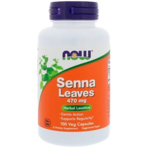 NOW Senna Leaves 470 мг / 100 капсули NOW Senna Leaves 470 мг / 100 капсули