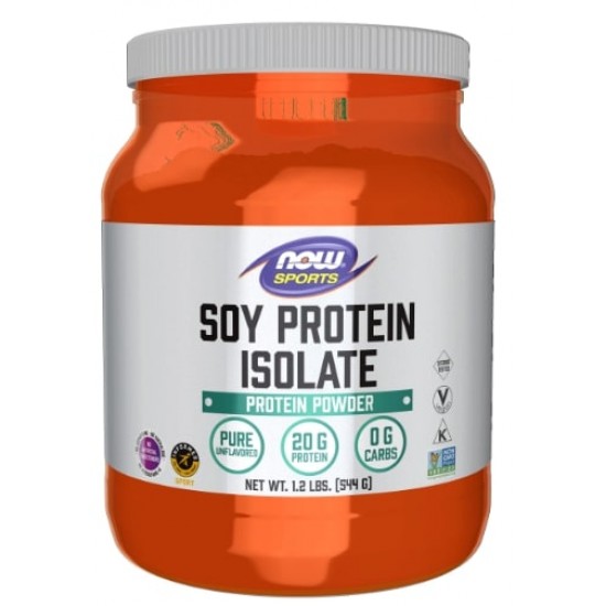 NOW Soy Protein Isolate | Unflavored 907 гр на супер цена